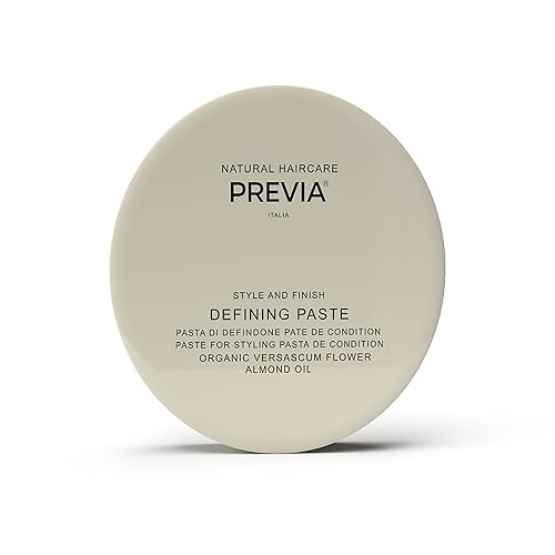 PREVIA Pasta para el cabello gel mate para el cabello gel de sujeción media 338 onzas
