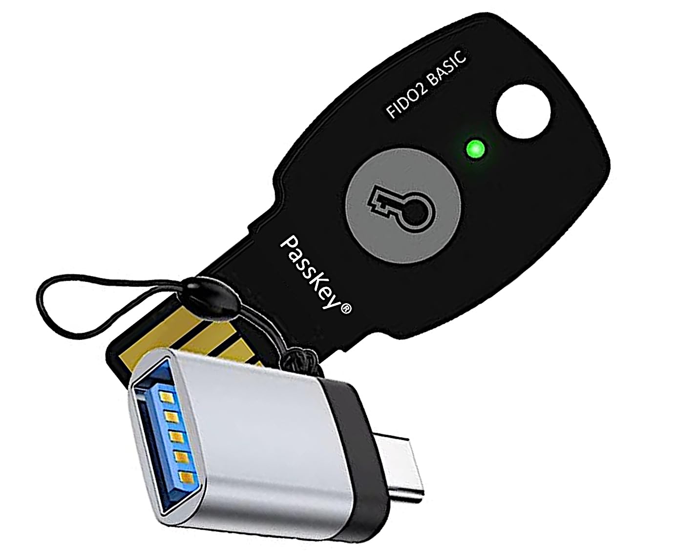 FIDO2 + U2F - USB A Y C - PassKey® FIDO2 Basic - FIDO2 Certified - ChipNet  ID -Empresa Española con Soporte Personal. : Amazon.es: Informática