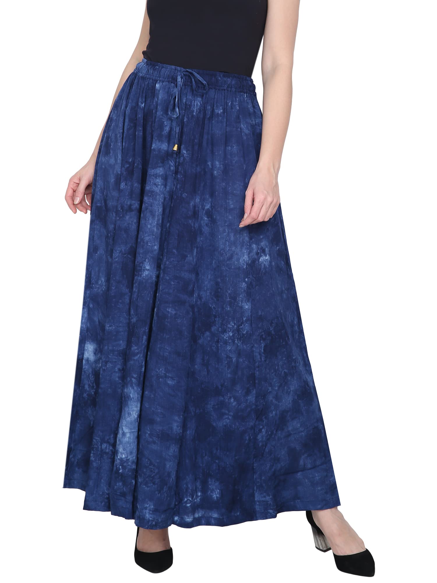 TNQ Women's Regular Fit Rayon Palazzo