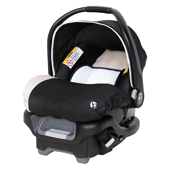 Baby Trend Ally Newborn Infant Car Seat Carrier with Harness, Khaki, 2-Pack