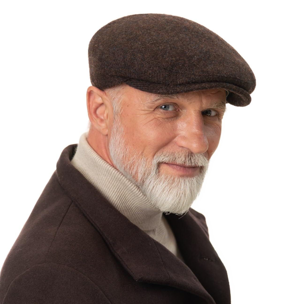 Stetson Kent Wool 160 Years płaska czapka z daszkiem, męska – Made in Germany, z daszkiem, na jesień, zimę, jesień i zimę