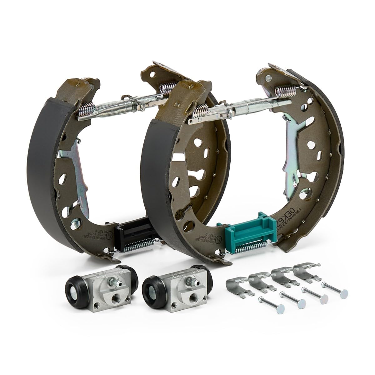 RIDEX 3859B0313 Kit frenos disco de tambor Trasero con palanca freno de mano Compatible con FIAT GRANDE PUNTO 199