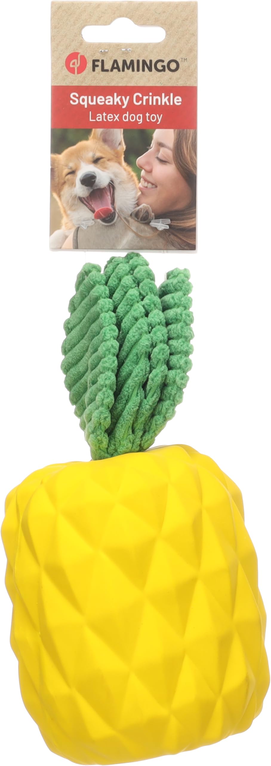 Flamingo TOY SEEZO PINEAPPLE YELLOW 10.5x10.5x20CM