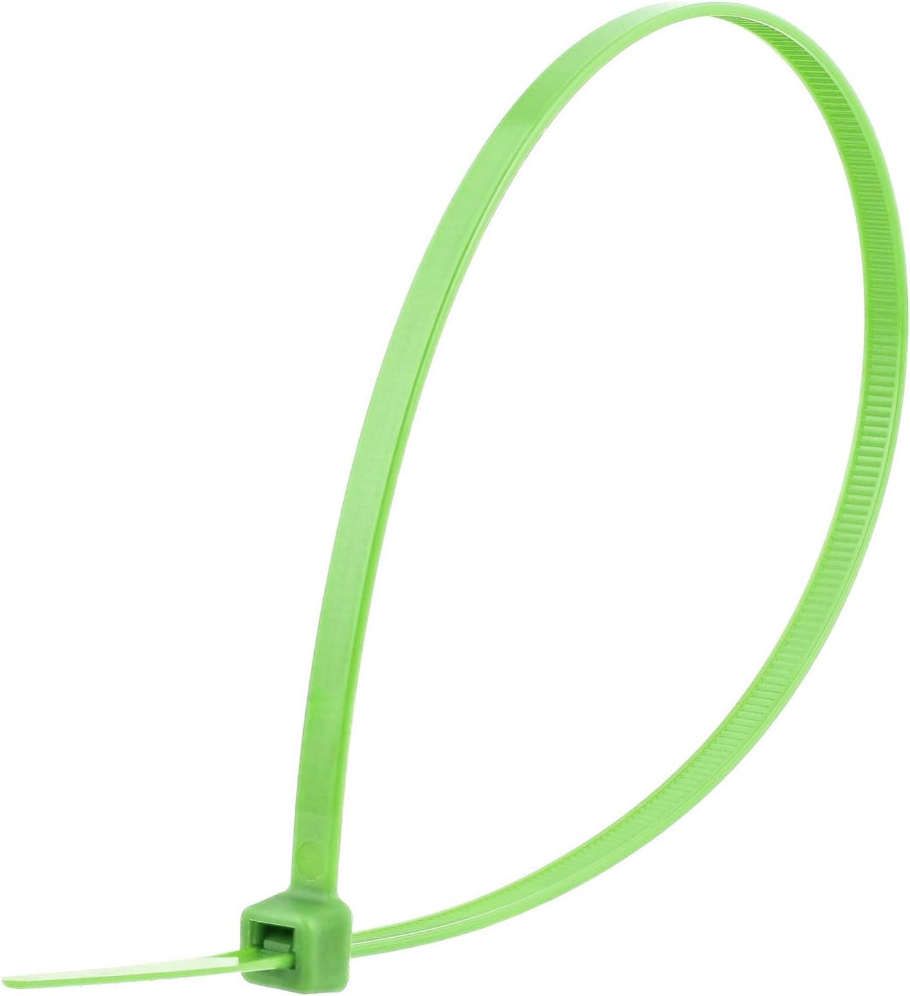 Electriduct 11" Nylon Cable Ties - 500 Pack of Self-Locking Zip Ties Color: Green