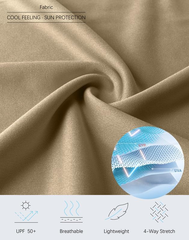 Men's Polo Shirt Long Sleeve Golf Shirts Lightweight UPF 50+ Sun Protection Cool Shirts for Men Work Fishing Outdoor - Image 5