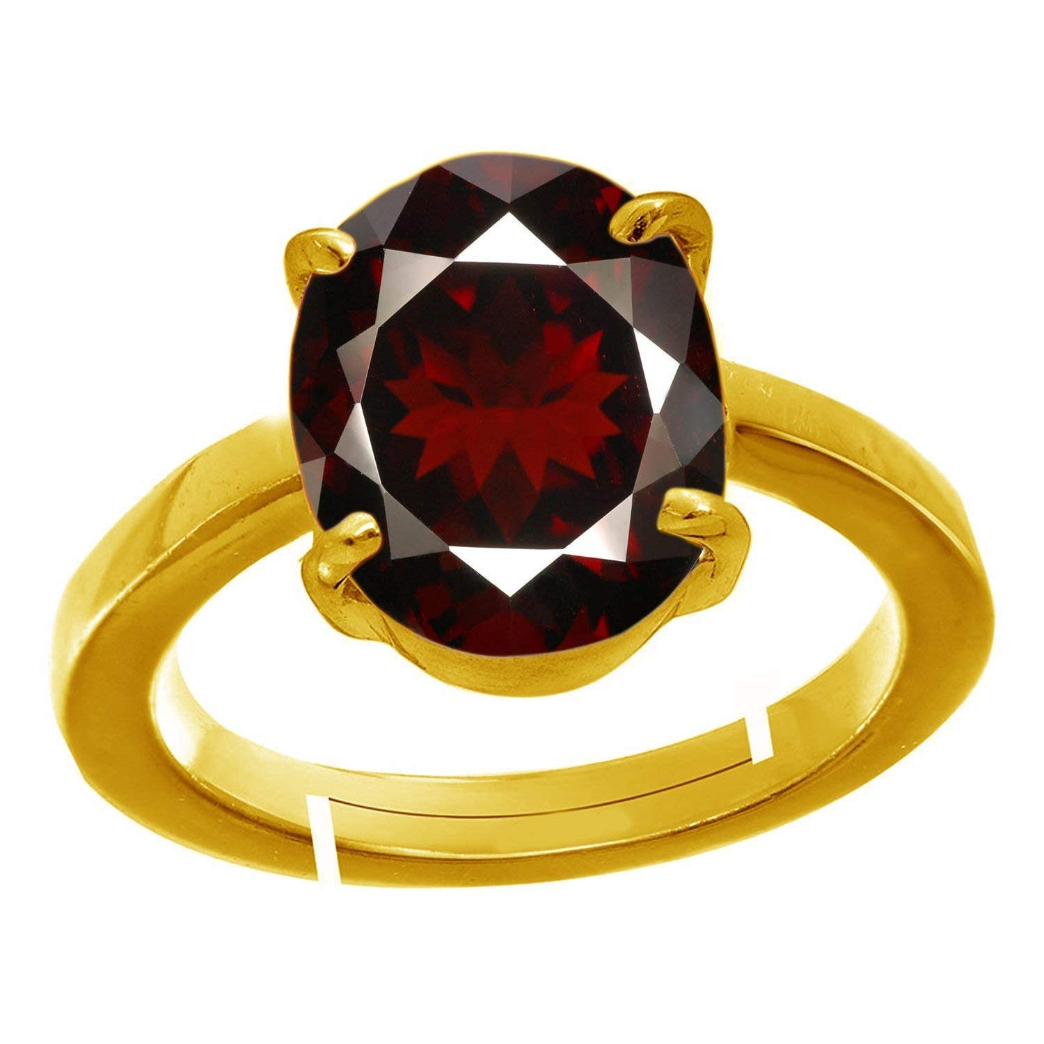 Todani Jems® 3.25 to 11.25 Ratti Red Crystal Gomed Stone Ashtadhatu Adjustable Rashi Ratna Gemstone Ring for Men and Women (7.25) (B084V64L86) Amazon Price History, Amazon Price Tracker
