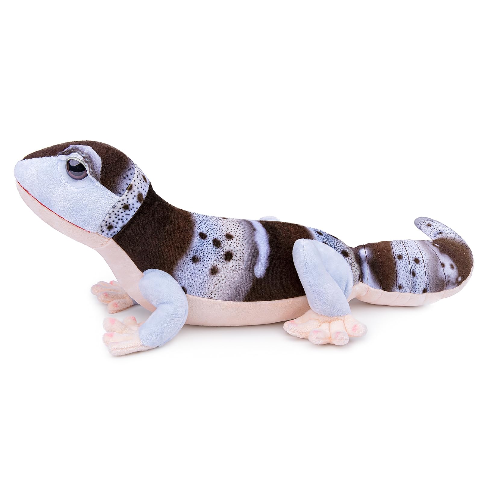 FRANKIEZHOUSimulation Fat-Tailed Gecko Stuffed Animal-Taupe 15",Leopard Gecko Stuffed Animal for Boys, Spotted Gecko Toy,Gifts for Kids,Home Decor,Hugging Toy
