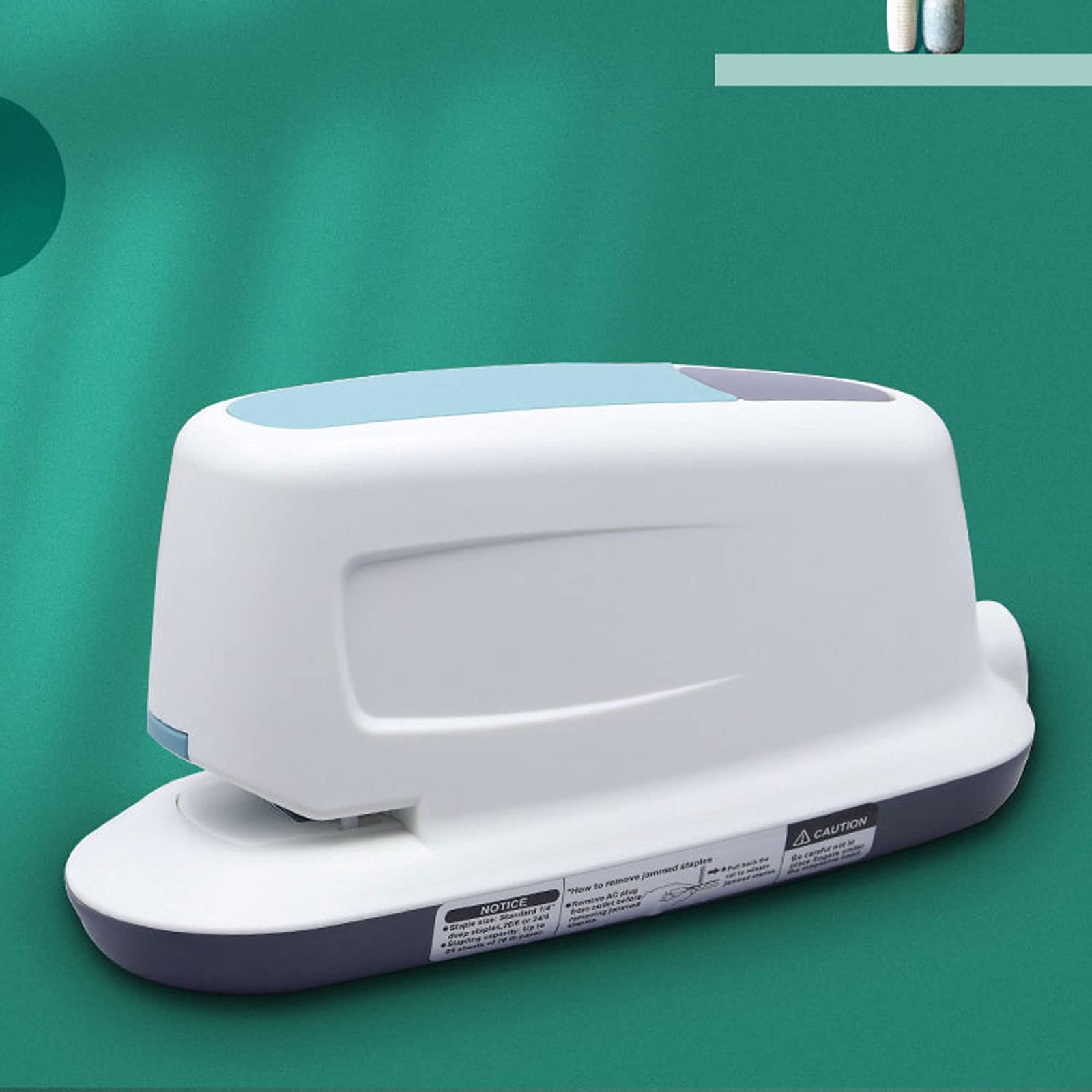 Liudan Cucitrice Palette Completamente Automatiche, 25 Fogli capacità, cucitrice Portatile e Durevole per Forniture per Ufficio per Ufficio, Aula Spillatrice