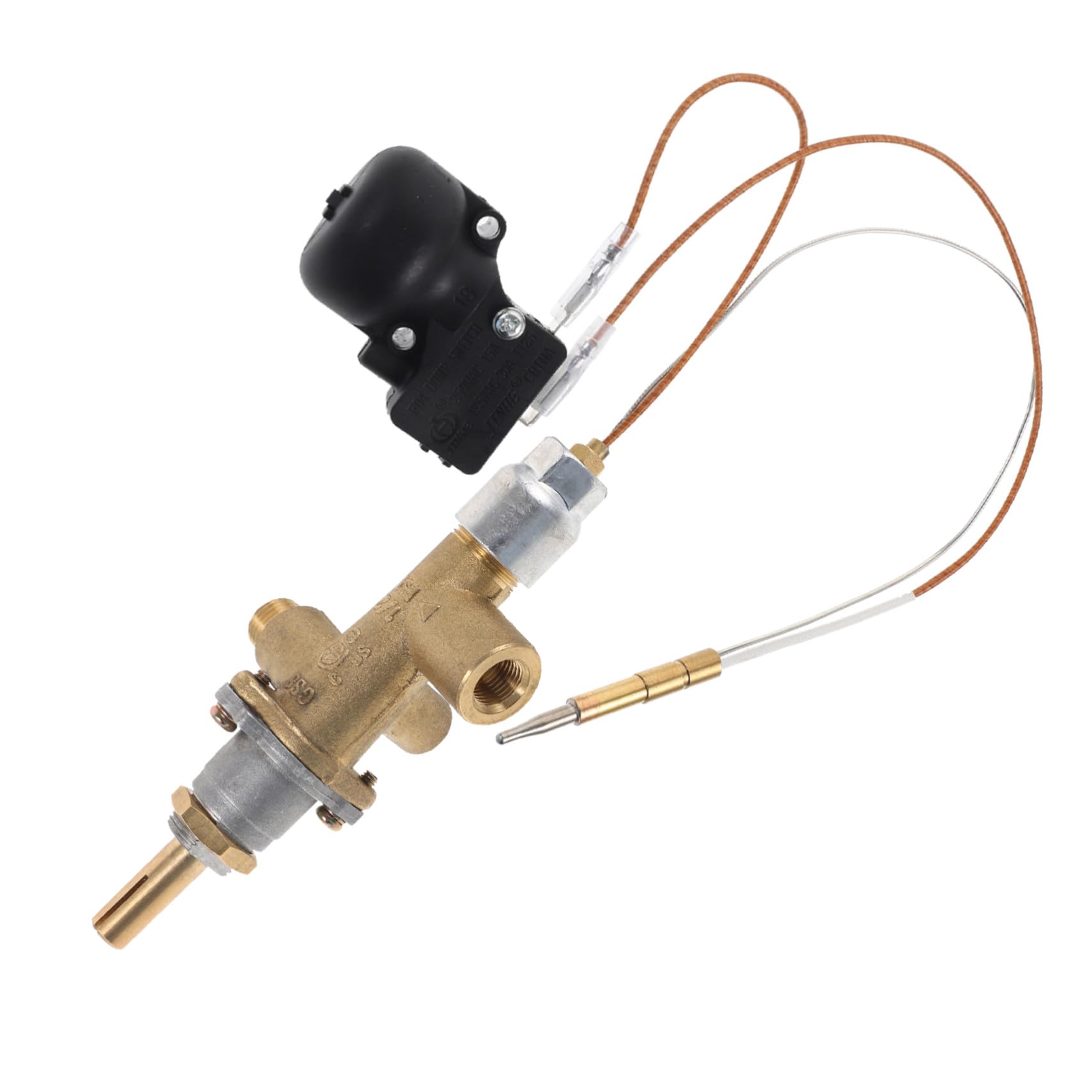 VICASKY Kit De Thermocouple Gaz avec Interrupteur Inclinaison pour Parasol Chauffant Extérieur Thermique Compatible Soupapes Protection Sécurité Anti-Extinction