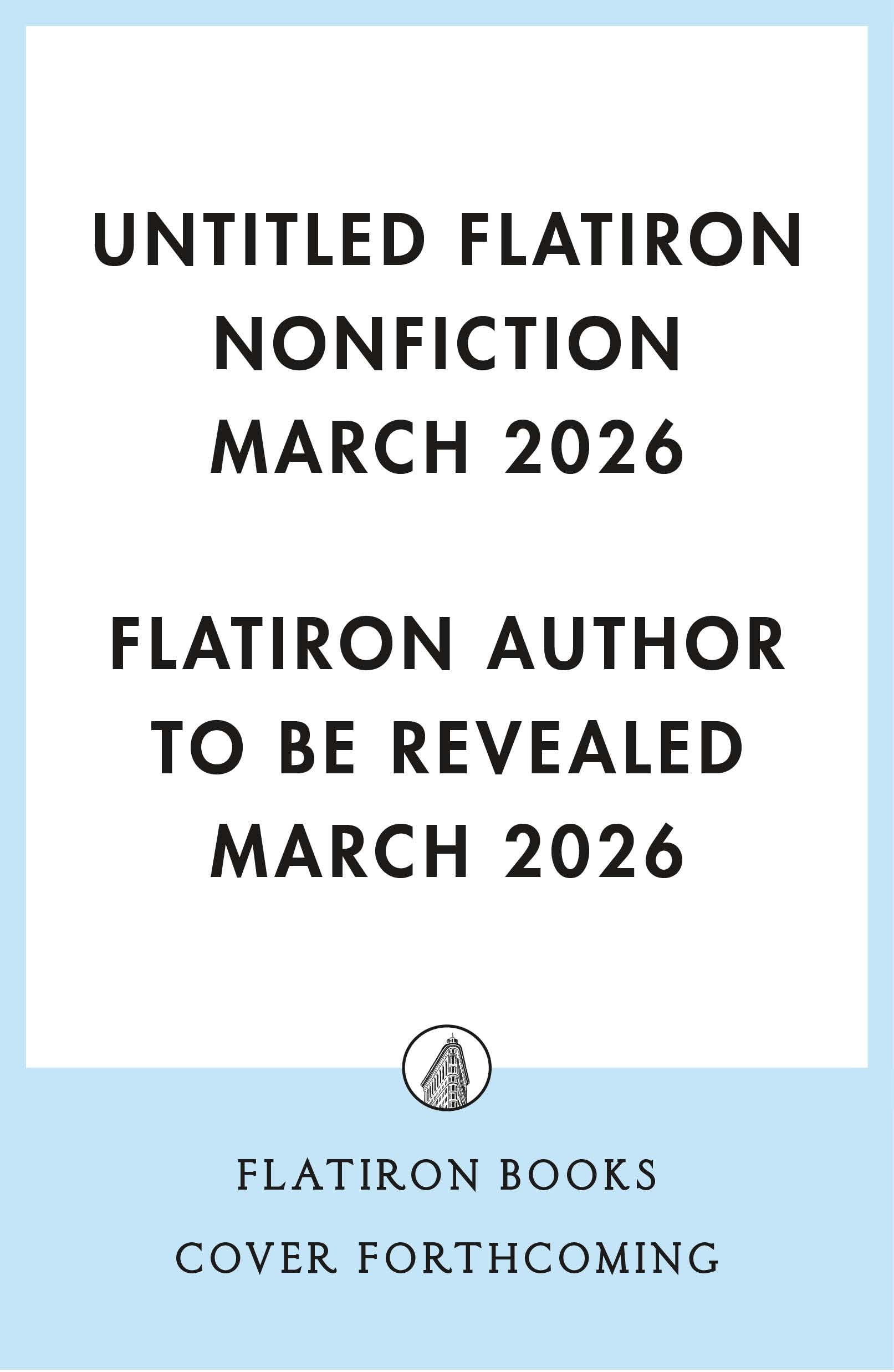 Untitled Flatiron Nonfiction March 2026