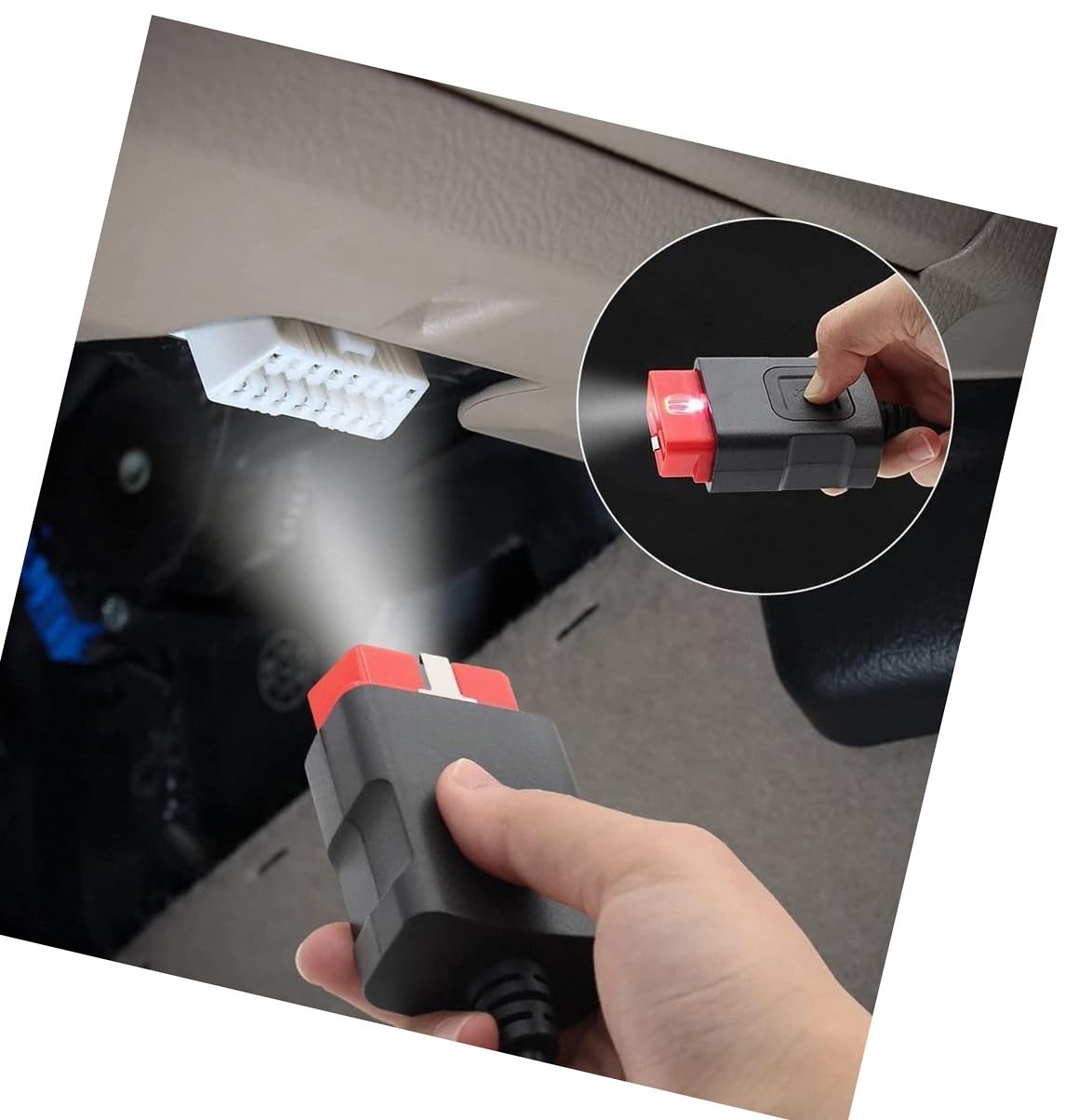 VAADIAG Strumento diagnostico automatico Bluetooth 2021.10 per auto e camion, sistemi diagnostici motore OBD-II, scanner per auto OBD2 Vd, strumento diagnostico SCANNER MULTIMARCA