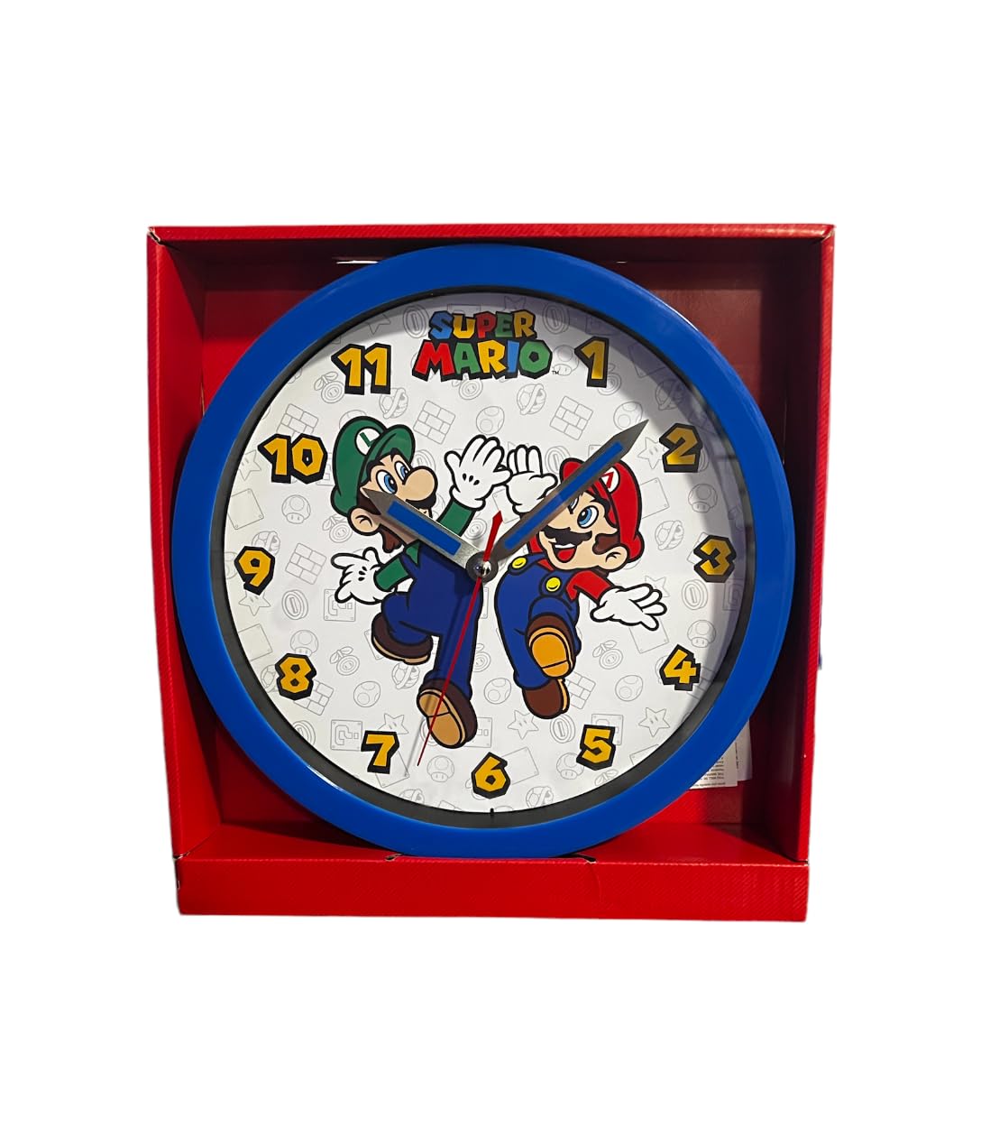 Amazon.com: Accutime Super Mario Bros 12-Inch Analog Wall Clock