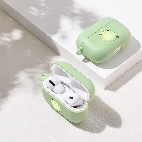Miniatura 2 de MAYCARI MAYCARI - Funda compatible con Airpods Pro, diseño de rana, caracol y mariquita, diseño de animales de dibujos animados, funda protectora de