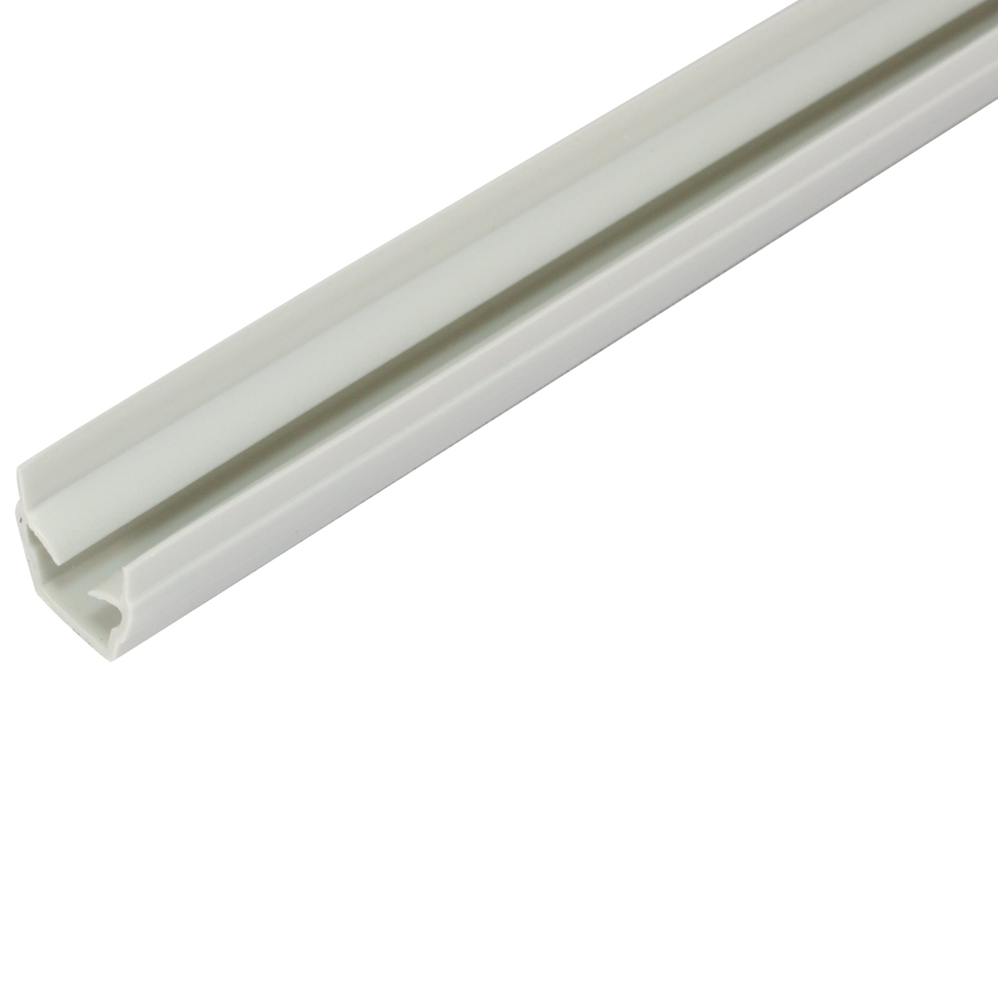Profil Nut 8 Type I rail alu gris 10x1m pour guidage mécanique