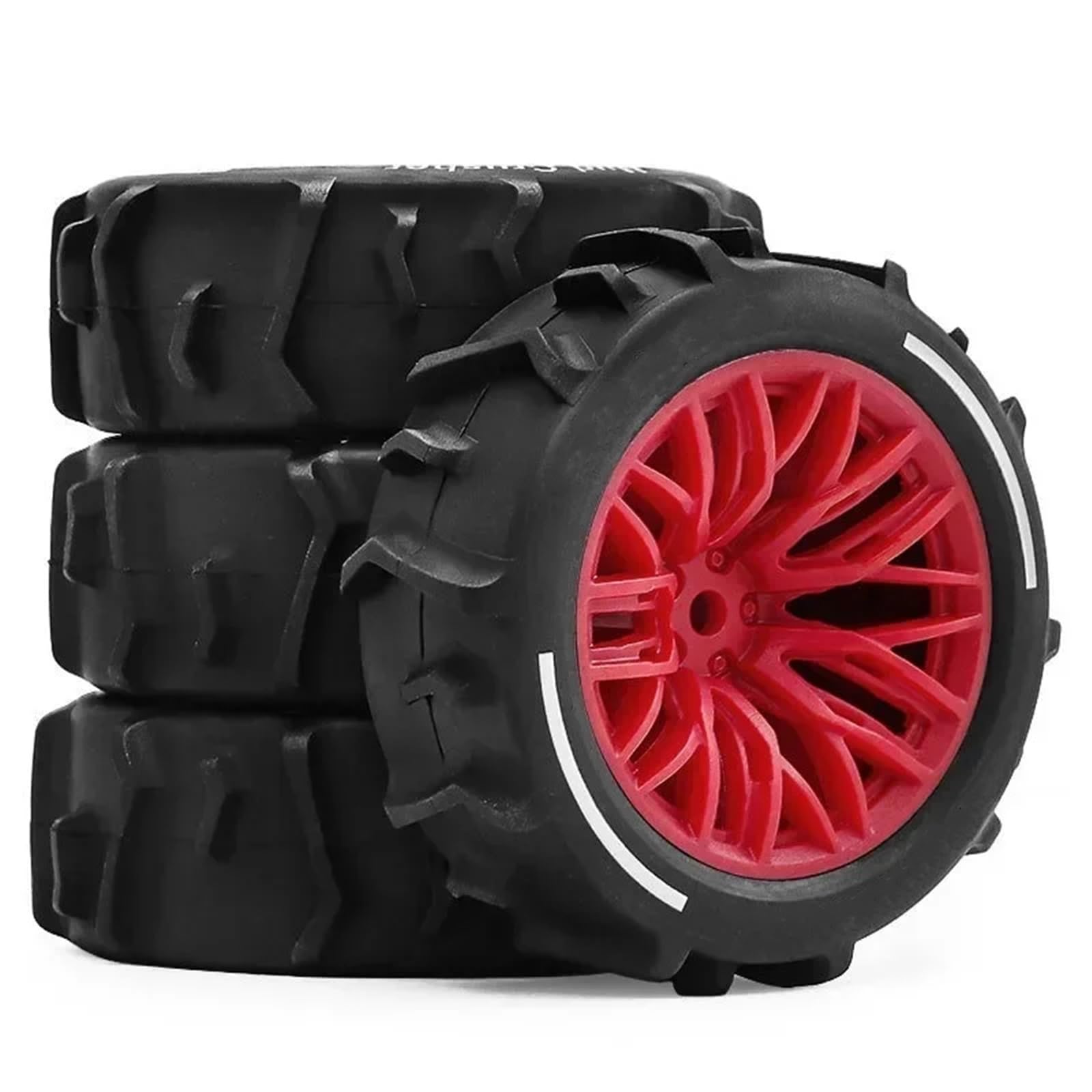 Per Arrma Per Typhon Per Grom Typhoon 1/14 Pneumatici Piccole Dimensioni Scavo Sabbia Modello Spiaggia Neve Accessorio Cingolato Modificato Camion Ricambi Pneumatici RC
