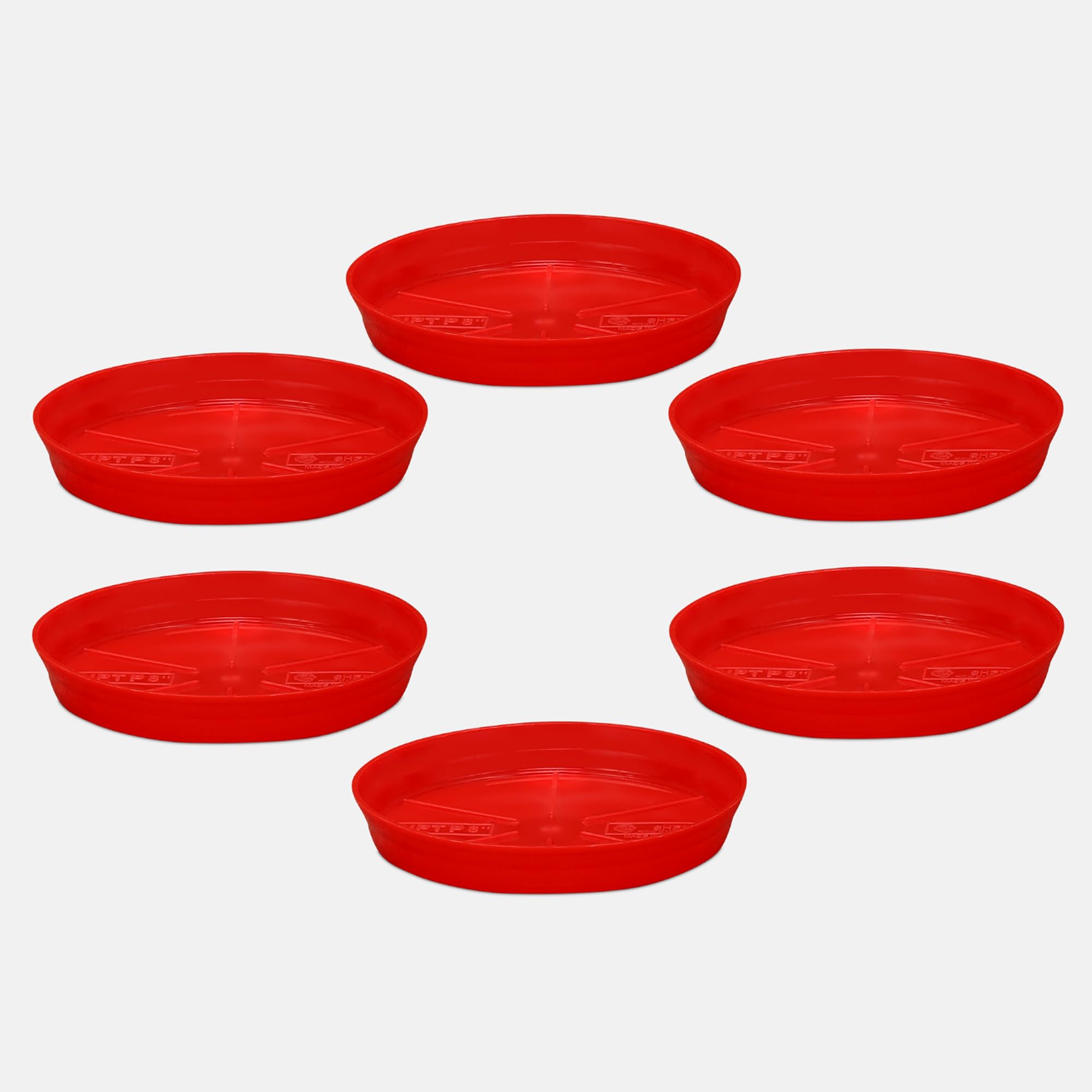 Yuccabe Italia Shera Planter Under Plates - 6 Pack -7