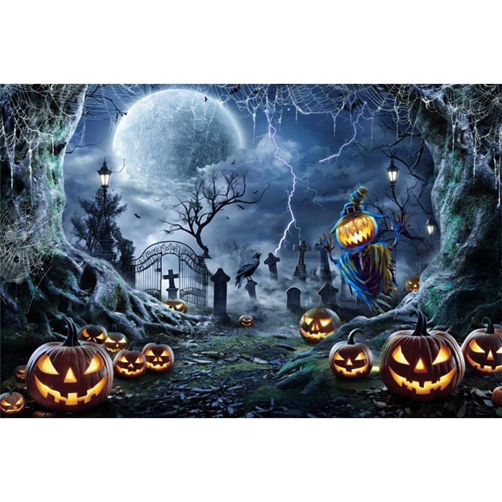 ハロウィン　空き屋敷 Amazon.co.jp: ism 150×130cm タペストリー 背景布 S02恐怖血手2