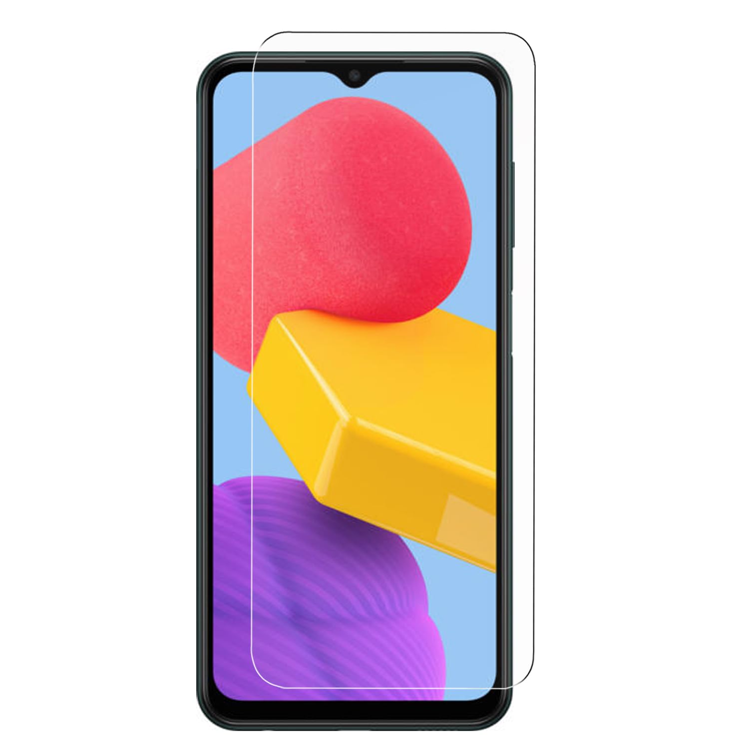 100X Protector Pantalla para Samsung Galaxy M13 | Cristal templado movil | Antiarañazos | Antihuellas | Dureza 9H | Ultra fino | Ultra Transparente | Ultra Resistente