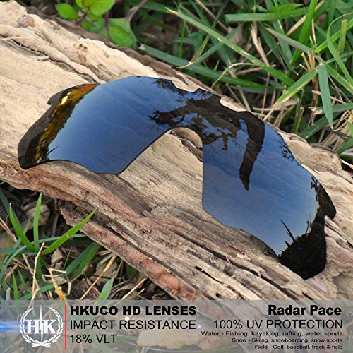 Lentilles de rechange Oakley Radar Pace rouge noir or - 2