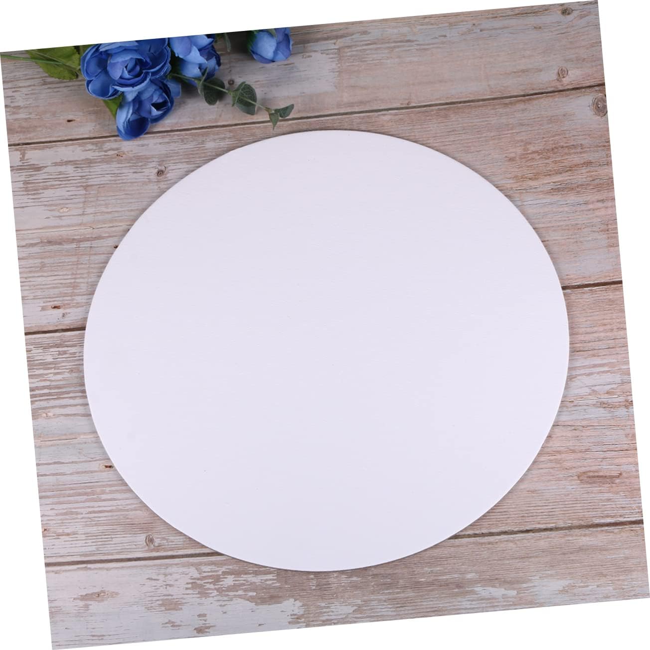 6pcs Round Oil Paint Canvas Art Painting Board Canvas Panels for Artists Round Canvases for DIY