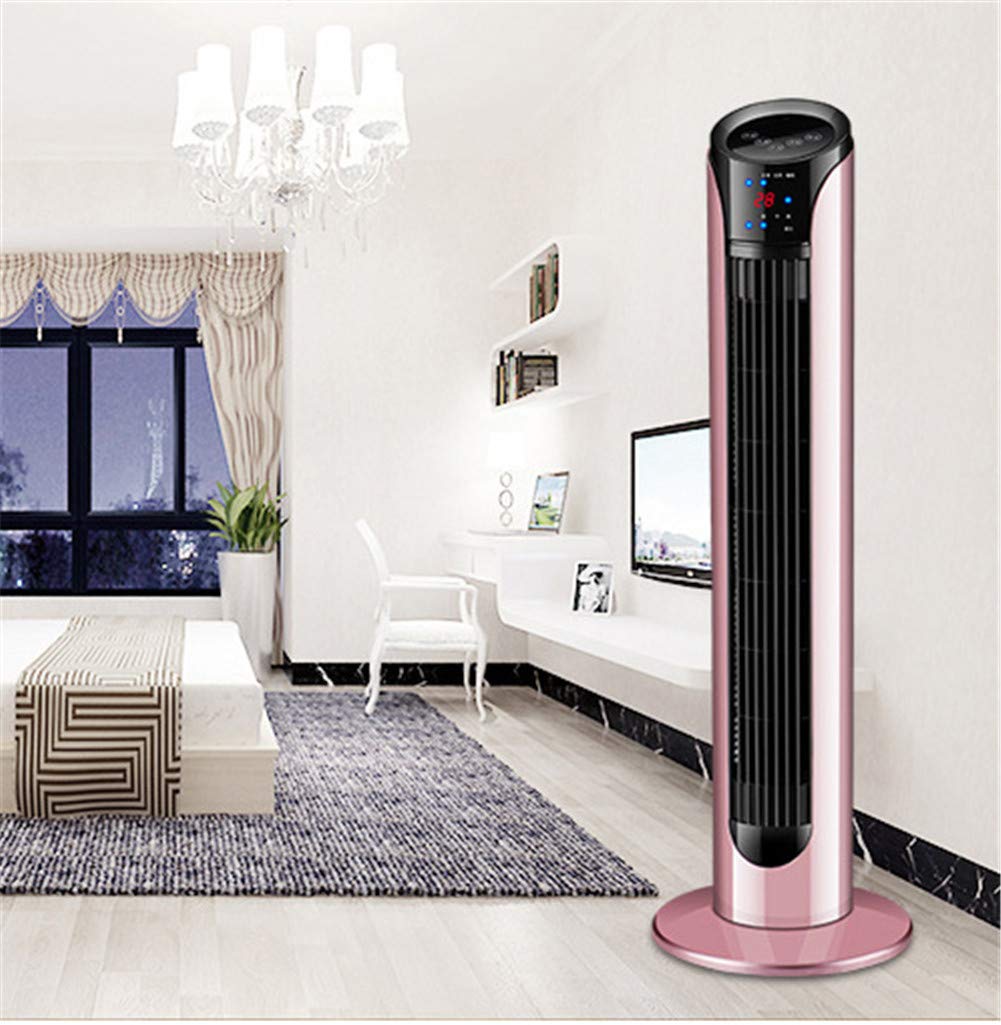 Ventilador De Columna Torre Oscilación Silencioso 3 Velocidades con Temporizador Y Función Touch Sleep 45 W (Blanco)