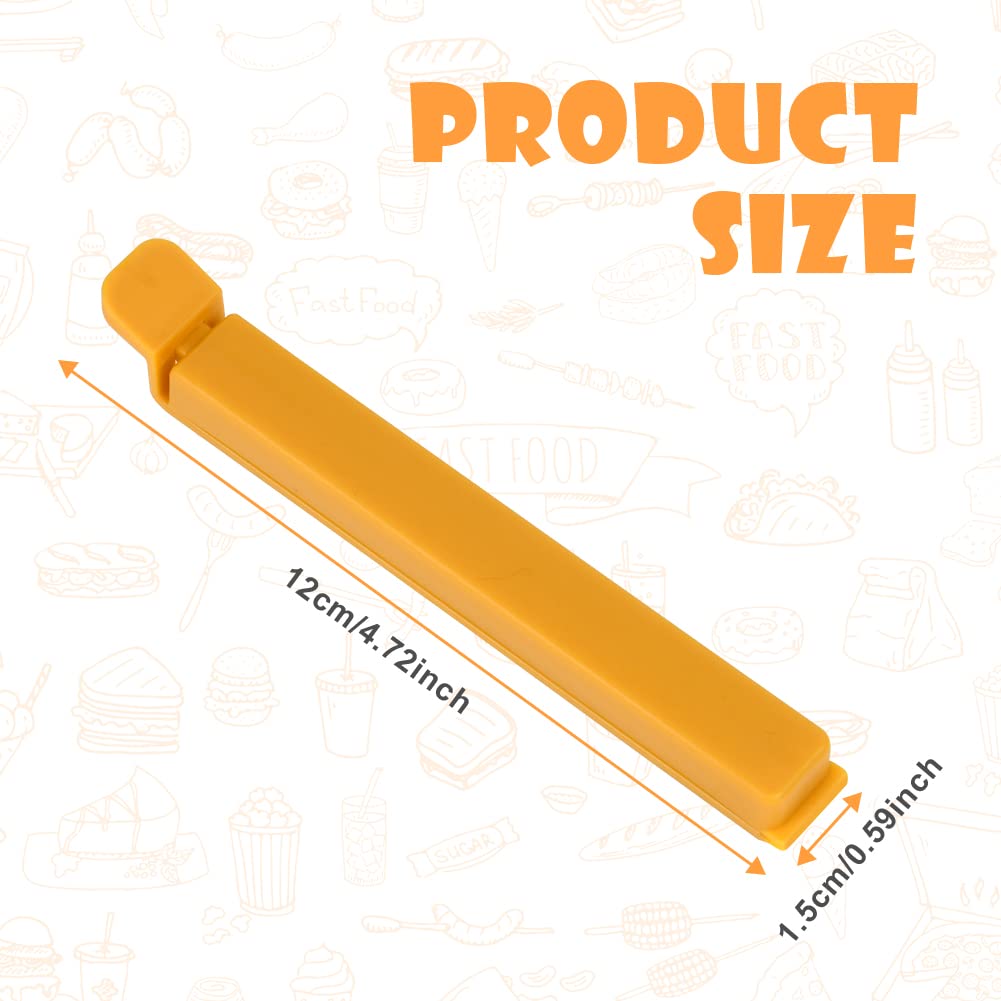 48 Clips D'étanchéité Alimentaire, 3 Taille Alimentaire Clip Fermeture Sachet Clip Fermeture Cuisine Multicolore PINCE FERME SACHET - Maison