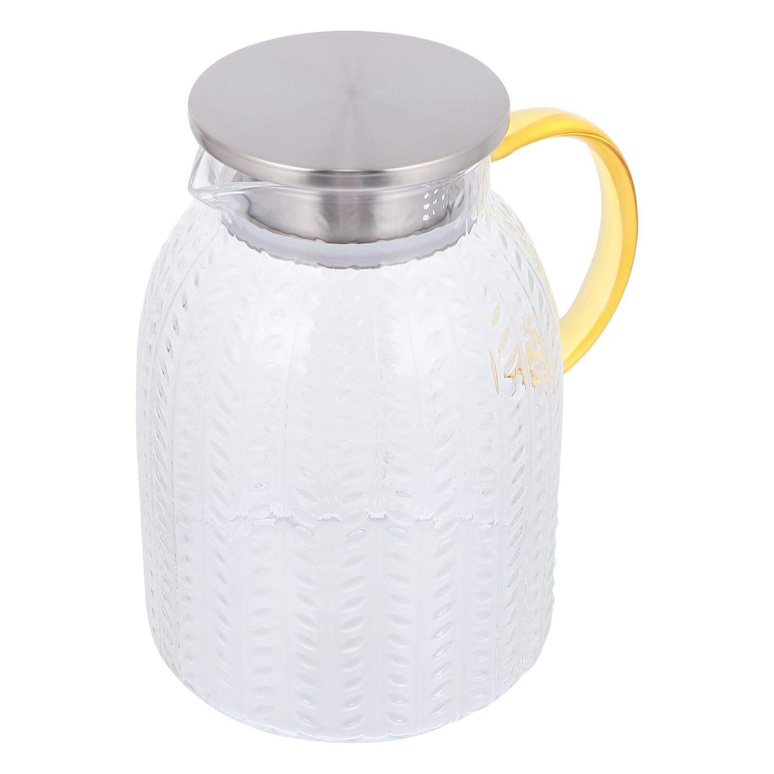 Jarra de Agua de Vidrio Transparente 1800ml para Uso Doméstico