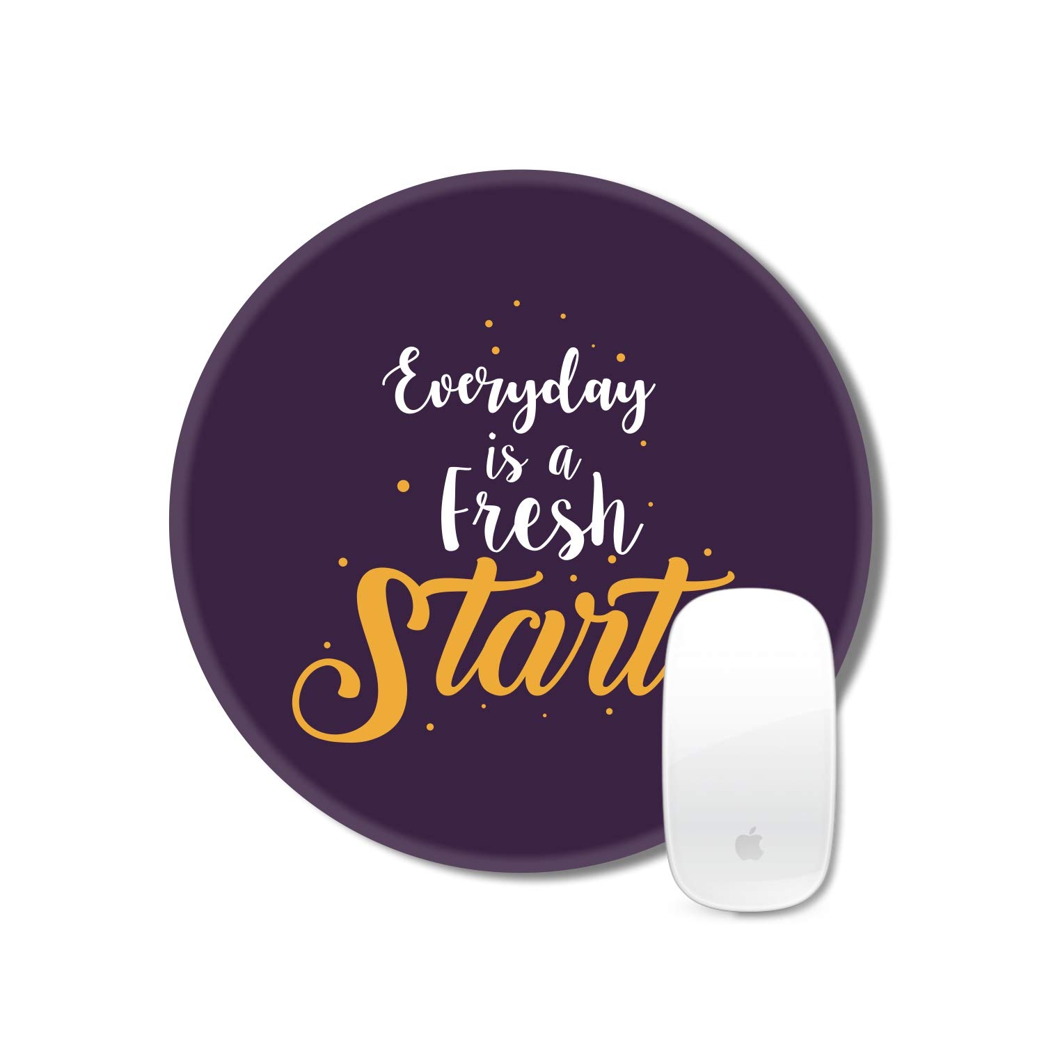 TheYaYaCafe New Year Christmas Gifts Motivational Quote Printed Round Mousepad for Computer, PC, Laptop - Everyday is a Fresh Start (B08HK622C4) Amazon Price History, Amazon Price Tracker