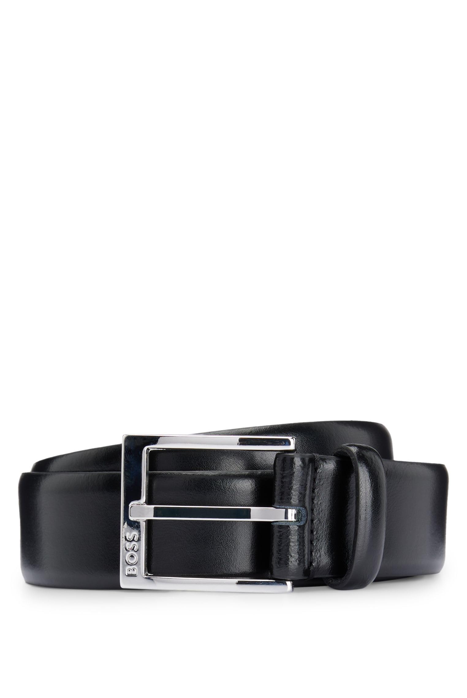 BOSS Hommes Elloy-​PC-​An Sz35 Ceinture confectionnée en Italie avec boucle logotée