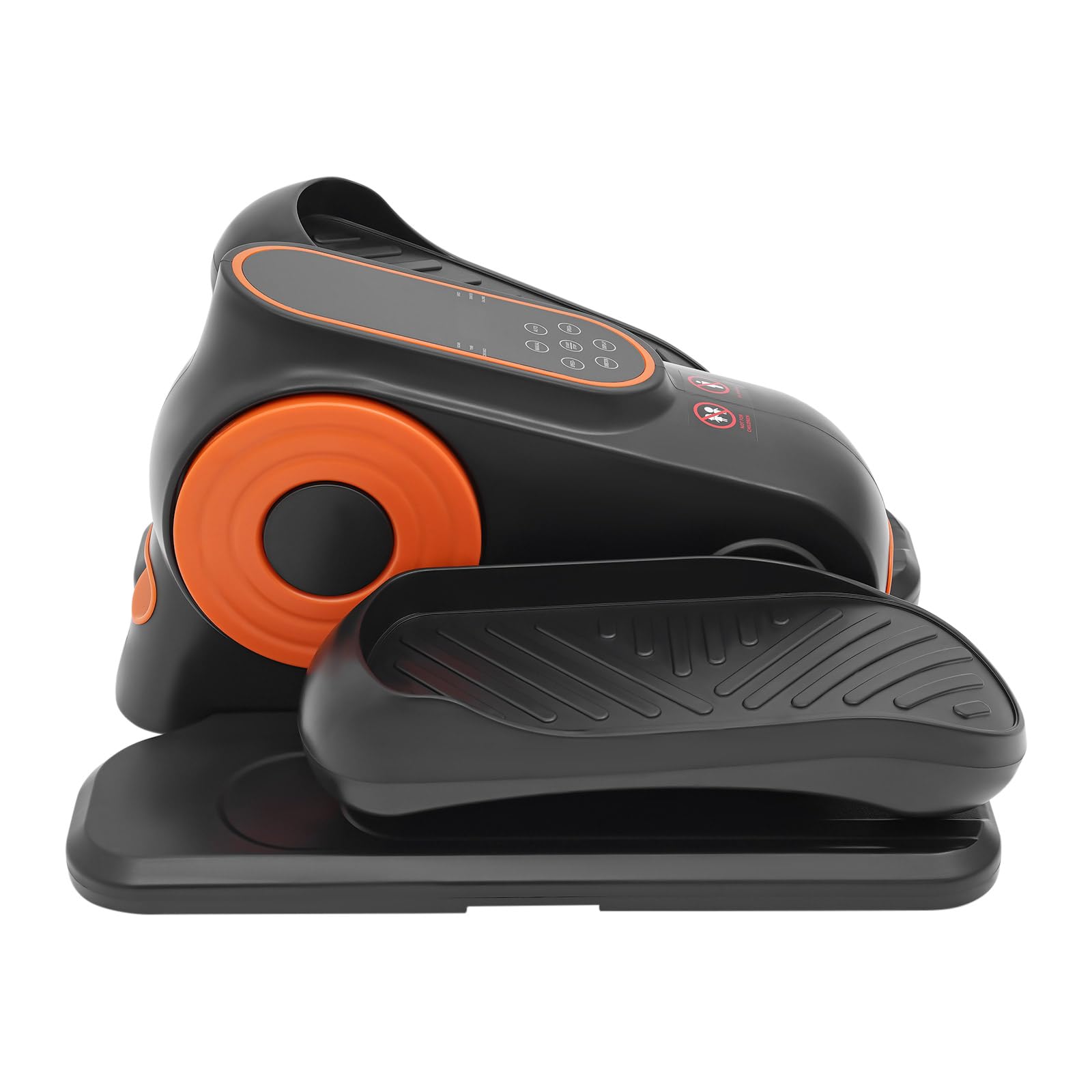 Entrenador elíptico eléctrico debajo de la mesa, pedalera portátil con control remoto, entrenador de escritorio para ejercicios de piernas y brazos, negro