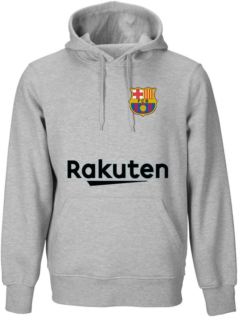 MAP Collection Barcelona Adult Hoodies (Black, Red, Gray, Navy, White, Purple, Green, Blue, Burgundy) (X-Large, Gray)