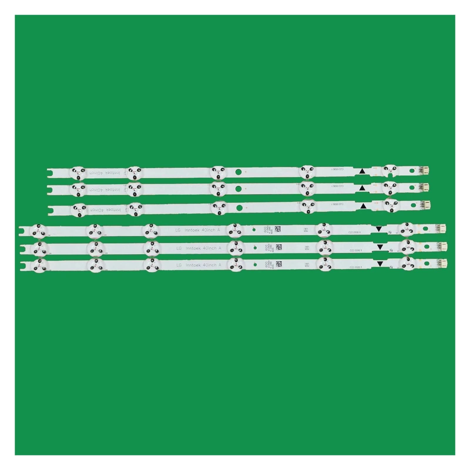 YUEZUYIOU LED Strips for 40W11S1P UDULED0SM040 REV.A UDULED0SM039 REV.A Panel U4A20XH 40ME324V 2014FUNAI40 40PFL4901/F7 UDULED0GS042 REV.A(5kits-30pcs)