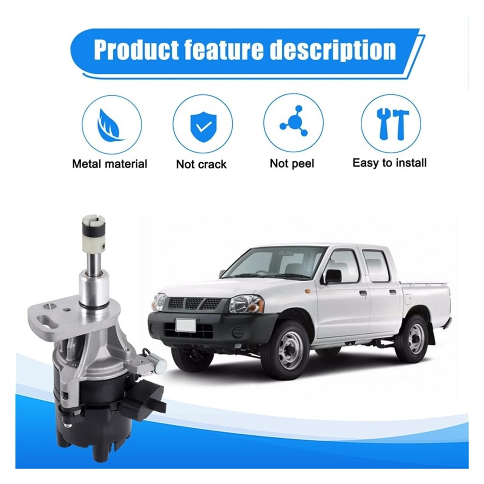 Rozdzielacza Cylindrów Pasuje Do Nissan Urvan Navara D22 KA24DE 2.4L 22100-VJ262 Rozdzielacz Zapłonu Wymiana dystrybutora