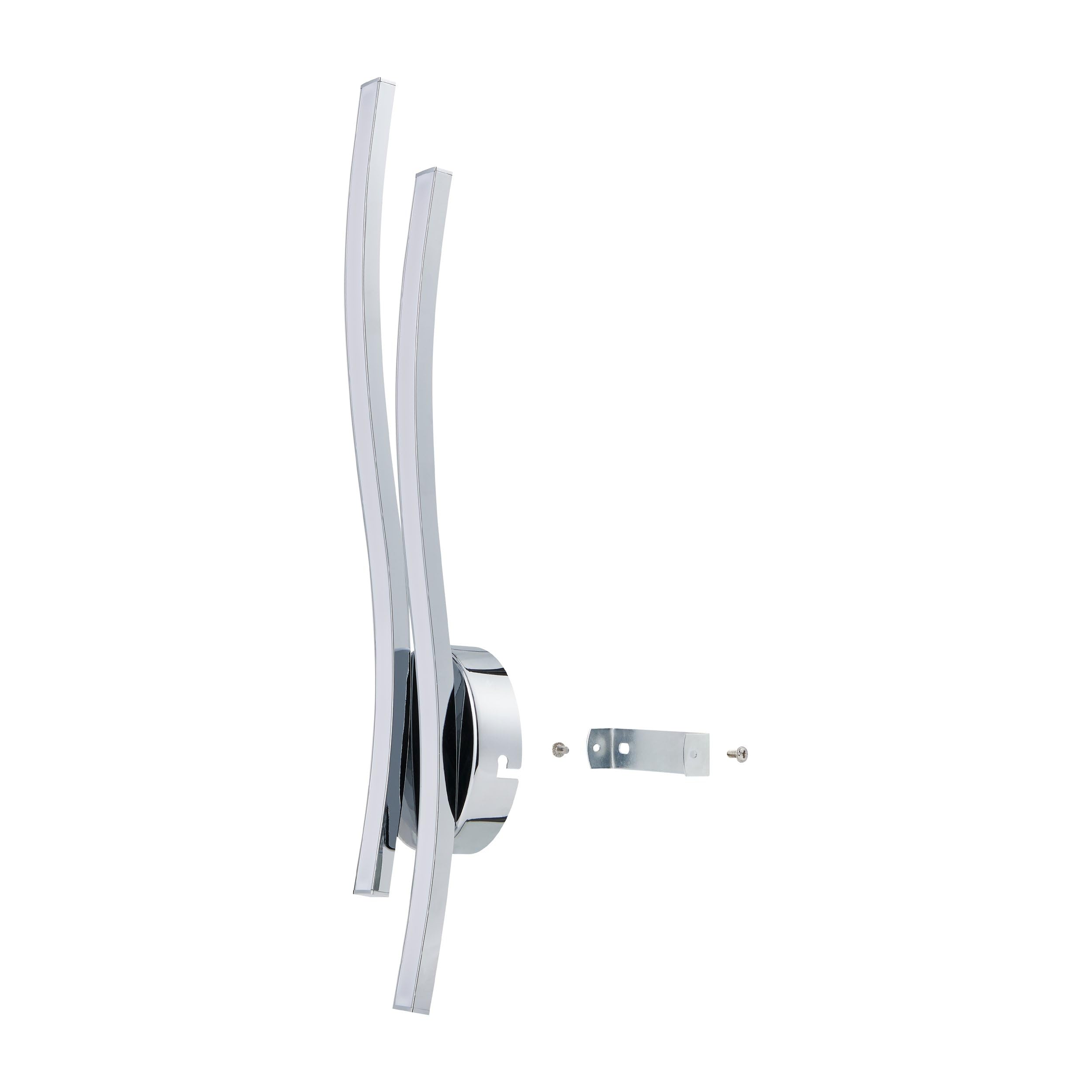 Applique Led Interno Lampada a Parete Rotonda Alluminio Oro Rosa Lasana Eglo