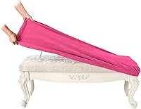 Vista 8 de SINOSSO Funda de terciopelo suave para banco de piano para 2 personas, (27.5"- 36.5") L x (12"- 16") A rectángulo elástico lavable funda protectora