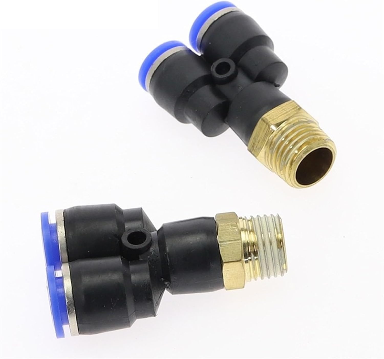 PX" Pneumatic Fitting Y Shaped Tee 4mm-12mm OD Hose Tube M5 1/8" 1/4" 3/8" 1/2" BSP Male Thread 3 way Air Coupler Connector (Color : 4mm OD Hose, Size : M5)
