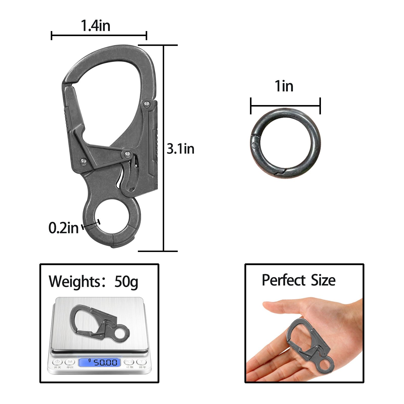 Ahiller Muscular Carabiner Hook?3.1