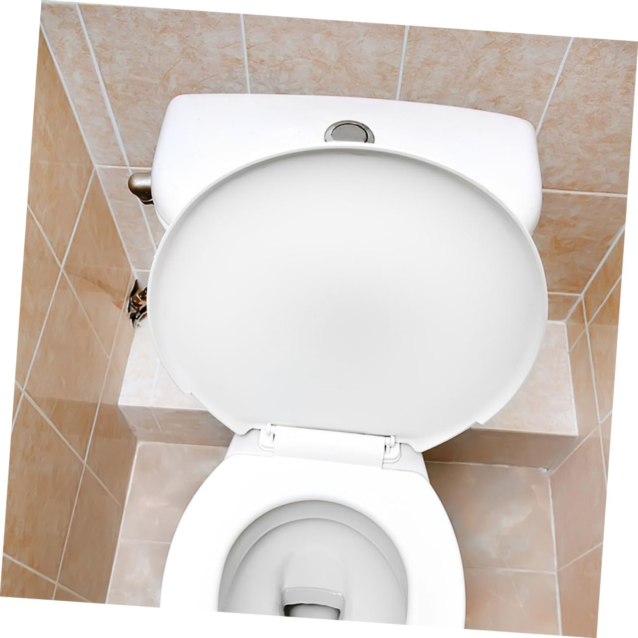 SHINEOFI 3 Set Pulsante Della Toilette Chiave Separare Pulsanti Serbatoio Wc Parti Spingere Pulsante Dello Sciacquone Singolo Sostituzione Del Pulsante Push Addominali Argento 12 Pezzi*3