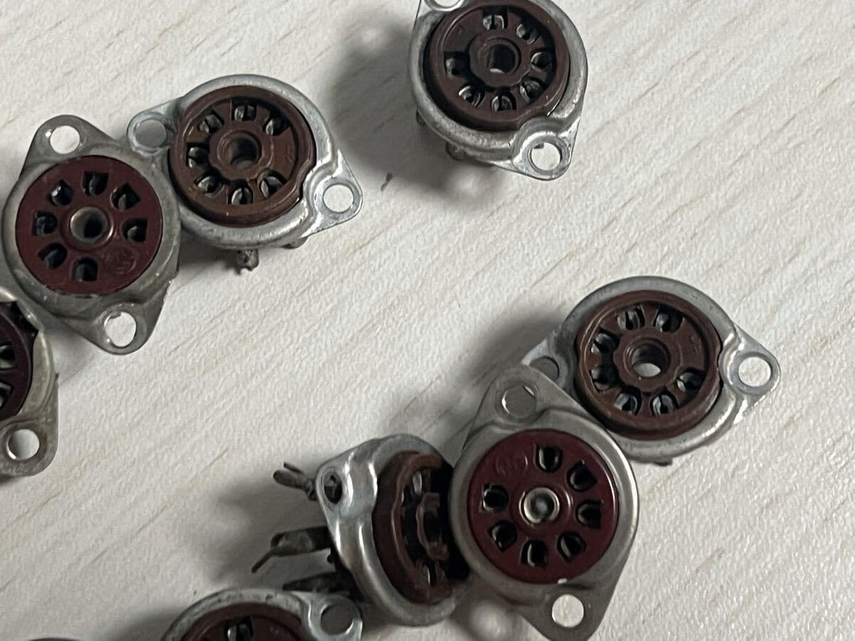 真空管 ソケット 10本 7ピン 7P 中古 ③