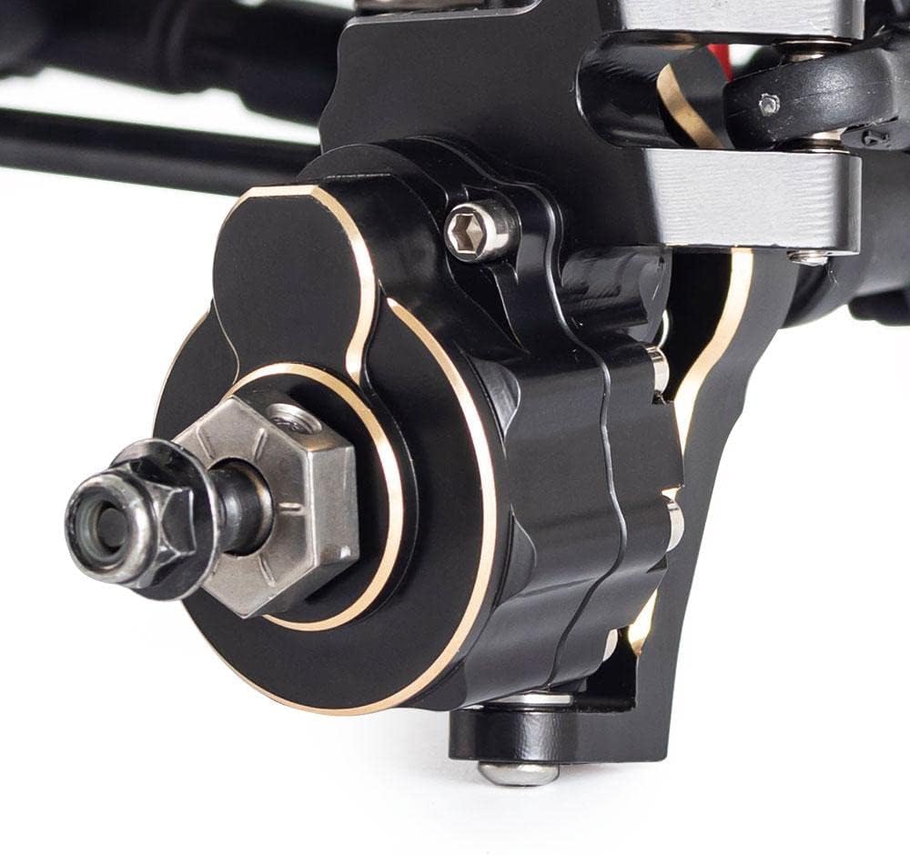 TRAXS RTX4 Upgrade Front Axle Brass Front and Rear Universal Bridge Cover A Pair of Electrophoresis - (CN)