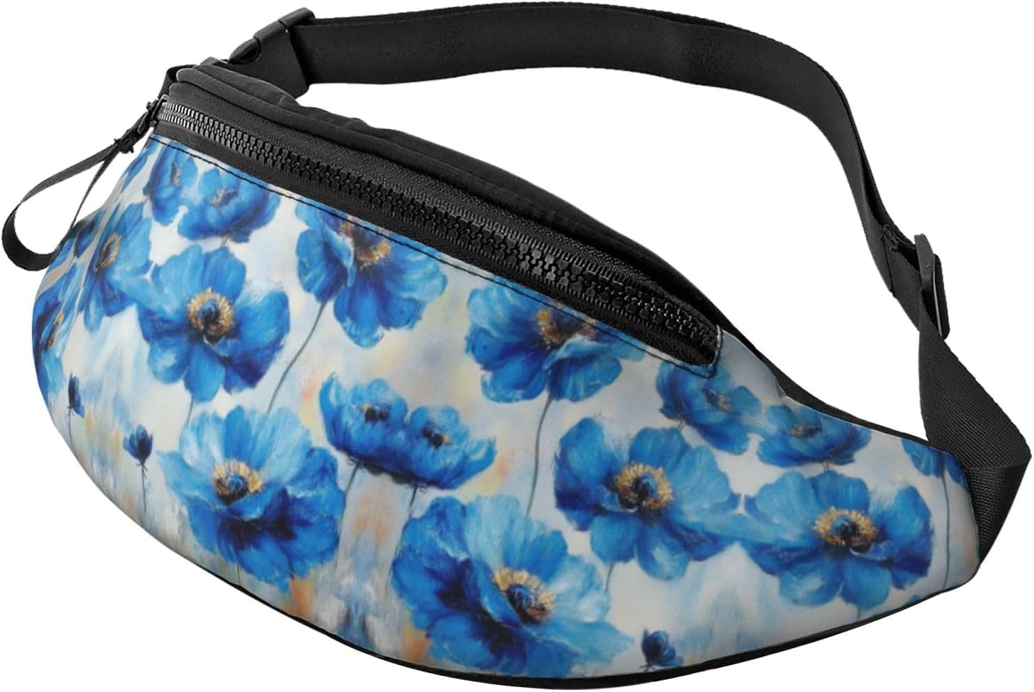 Blue Bloosm Painting Unisex Crossbody Waist Pack Wildflower Adjustable Waist Fanny Pack Flower Trendy Printed Crossbody Bag Tourists – Lightweight Theft-Resistant Bag for Sightseeing 14X35CM Blue Bloosm Painting Unisex Crossbody Waist Pack Wildflower Adjustable Waist Fanny Pack Flower Trendy Printed Crossbody Bag Tourists – Lightweight Theft-Resistant Bag for Sightseeing 14X35CM