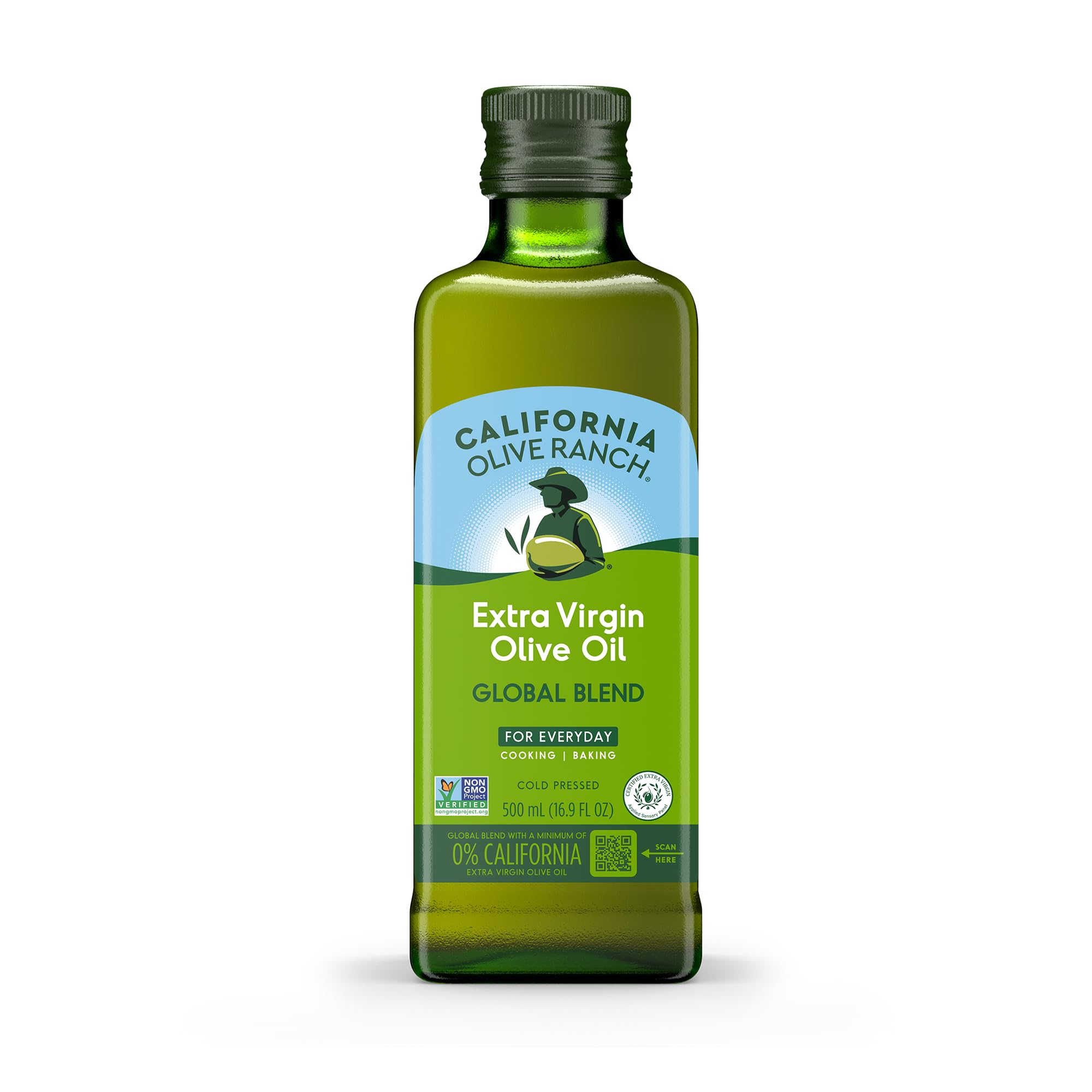 California Olive Ranch, Everyday Extra Virgin Olive Oil, 16.9 fl oz (500 Milliliter) - Destination Series - no COOC Label