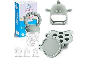 Baby Fruit Food Feeder Breastmilk Popsicle Molds for Teething Relief