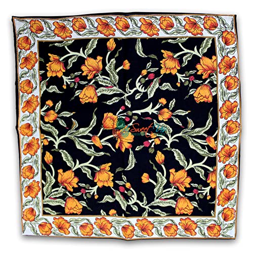 Set de 4 Servilletas de Tela Floral Sweet Us y 1 Gris miniatura 3