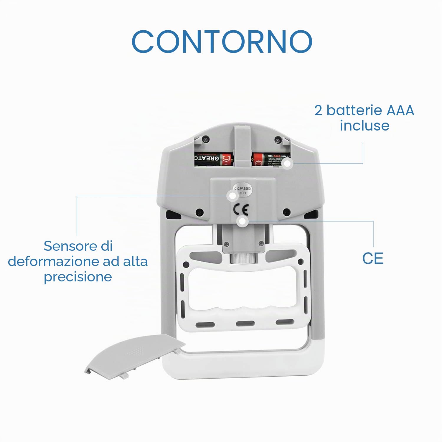 Dinamometro Digitale a Mano Misuratore di misurazione della Forza dell'impugnatura Acquisizione Automatica Potenza dell'impugnatura Elettronica 198 libbre / 90 kg