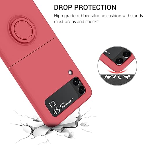 Miniatura 10 de GaoBao Funda para Samsung Galaxy Z Flip 3 5G funda para Galaxy Z Flip 3 funda de silicona suave de gel a prueba de golpes funda protectora