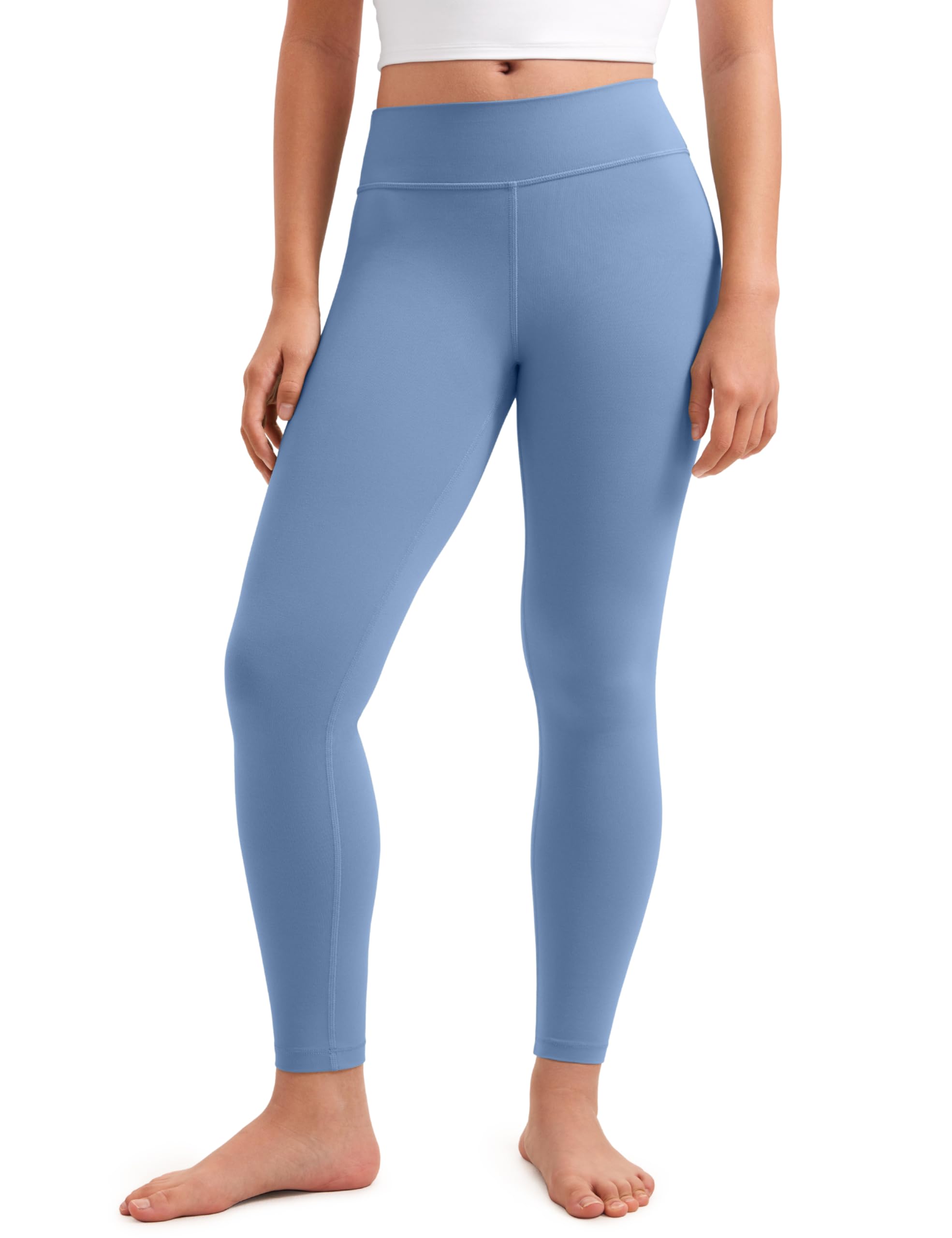 CRZ YOGA Girls Butterluxe Full Length Yoga Leggings - Athletic Sports Casual Pants High Waist Tights Kids Teen