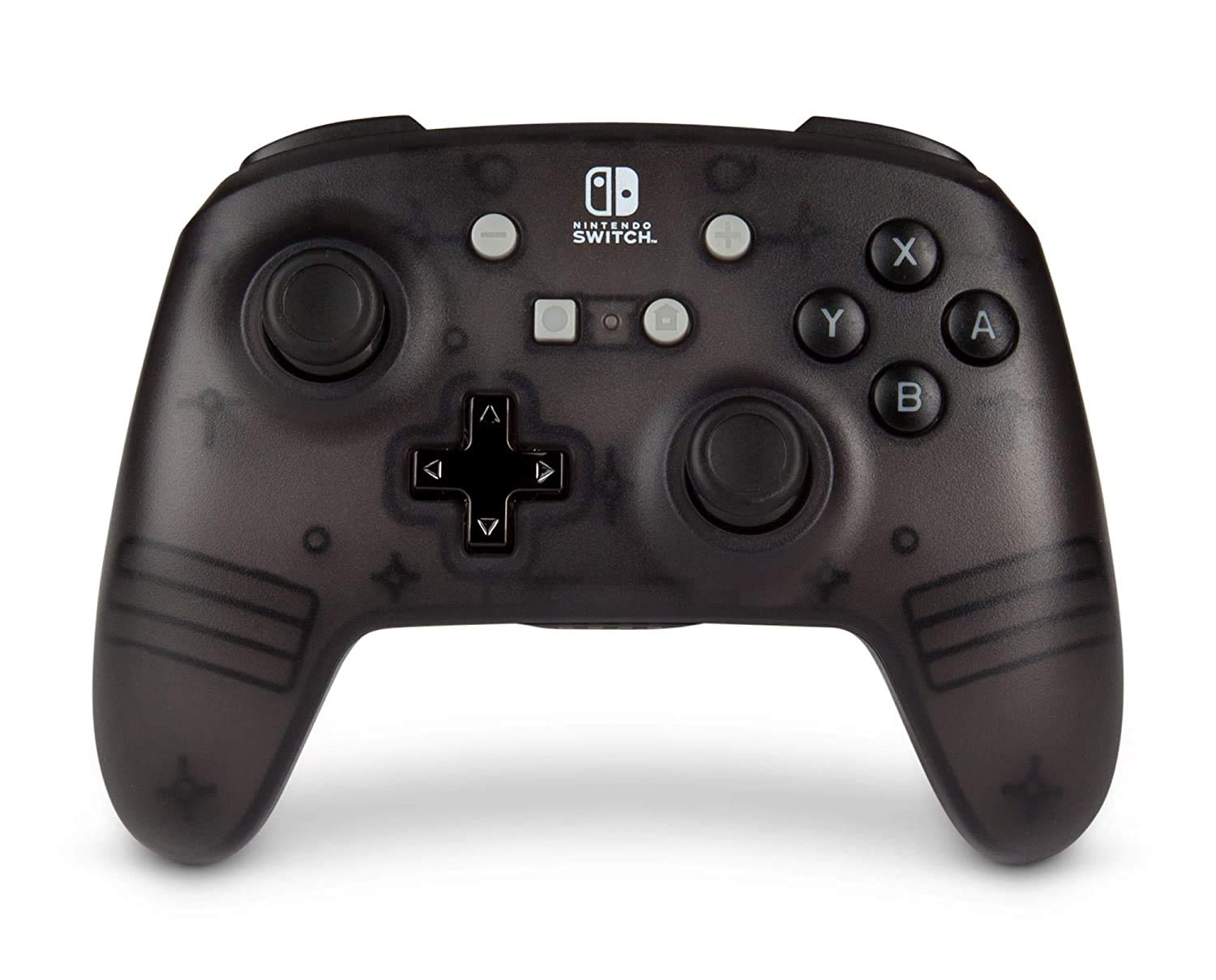 PowerA Enhanced Wireless Controller for Nintendo Switch - Black Frost (Renewed)