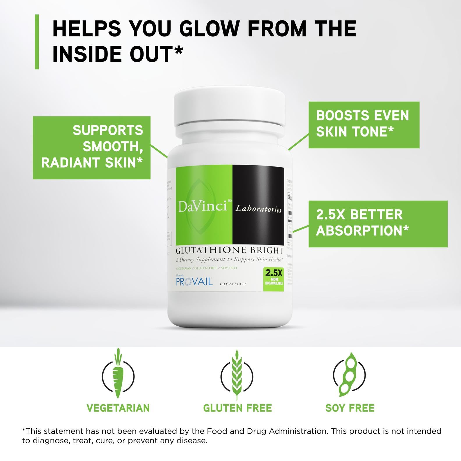 glutathione bright Amazon.com: DAVINCI Labs - Glutathione Bright