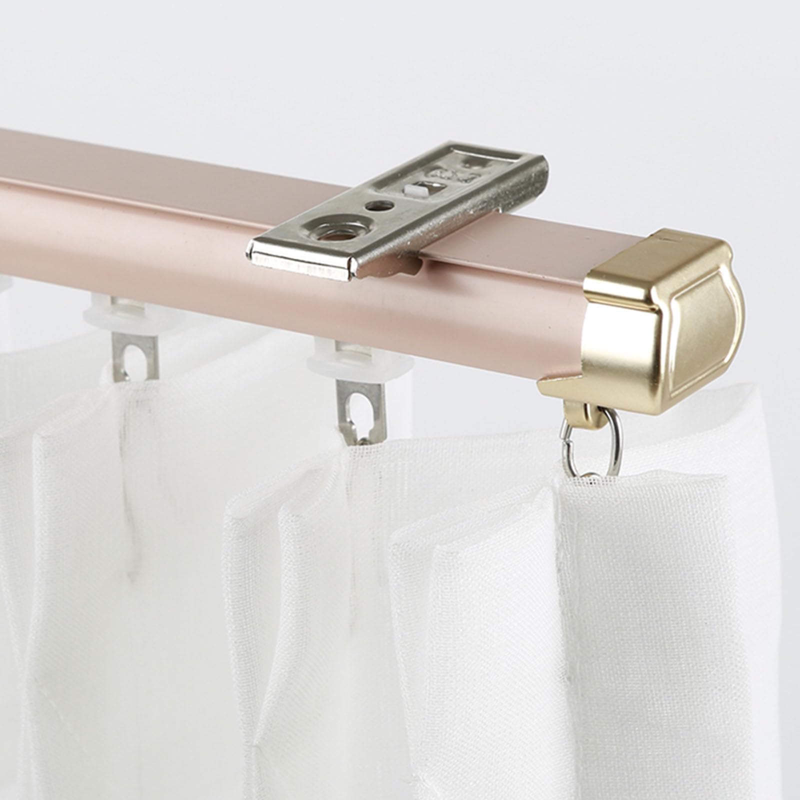 Aluminum Ceiling Rail & Sliding Rod - 1.8m Top Mount for Walls & Ceilings, Ideal for Home Décor, Smooth Operation, Stylish Design, Enhance Your Space